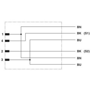 Phoenix Contact 1524226 Sensor/actuator connector, geassembleerd Aantal polen (sensoren): 3 5.00 m 1 stuk(s)