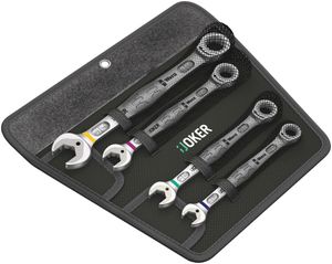 Wera Joker Steek- en ringratelsleutel-set, Inch SB, 4 -delig - 1 stuk(s) - 05073295001