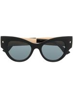 DSQUARED2 EYEWEAR lunettes de soleil teintées à monture papillon - Noir - thumbnail