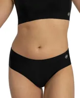 Naadloze slip Airlite Eco - Hipster Classic - Invisible dames onderbroek - Beige - zwart