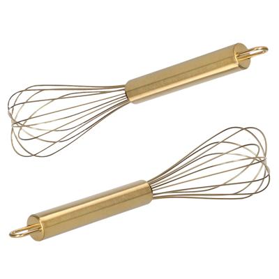 Garde - 2x - goud - RVS - 24 cm - Keukengerei/soeplepel - Robuust