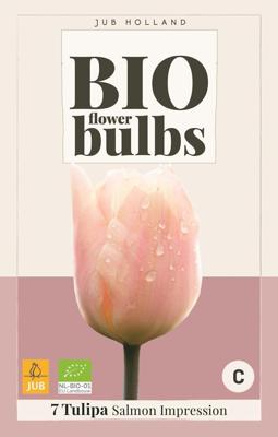 Bio tulp Salmon impression 7 bollen
