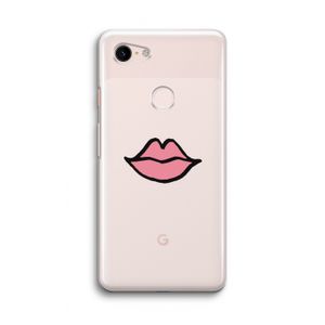 Kusje: Google Pixel 3 Transparant Hoesje