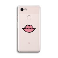 Kusje: Google Pixel 3 Transparant Hoesje