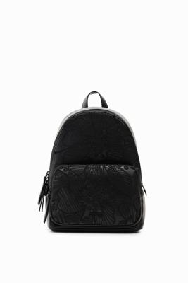 Kleine rugzak met borduursel - BLACK - U