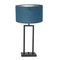 Steinhauer SchemerlampStanger met blauw velvet - 8215ZW