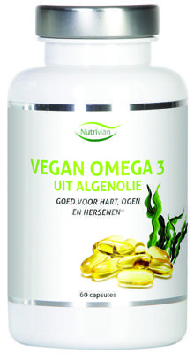 Nutrivian Vegan omega 3 uit algenolie Nutrivian Vegan omega 3 uit algenolie
