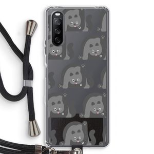 Cats: Sony Sony Xperia 10 III Transparant Hoesje met koord