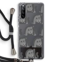 Cats: Sony Sony Xperia 10 III Transparant Hoesje met koord