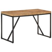 vidaXL Eettafel 120x60x76 cm massief acaciahout en mangohout