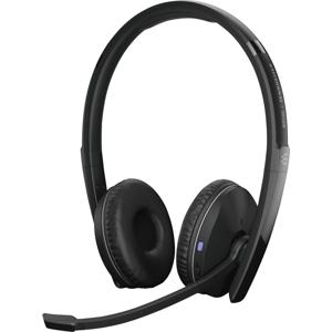 EPOS 1000897 On Ear headset Telefoon Bluetooth Stereo Zwart Noise Cancelling Volumeregeling, Microfoon uitschakelbaar (mute)