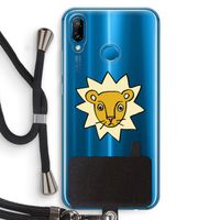 Kleine leeuw: Huawei P20 Lite Transparant Hoesje met koord