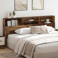 Hoofdeinde kas Oud hout 220 x 19 x 101,5 cm Bewerkt hout Hoofdeinde kas Oud hout 220 x 19 x 101,5 cm Bewerkt hout
