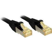 LINDY 47310 RJ45 Netwerkkabel, patchkabel CAT 6a (losse kabel CAT 7) S/FTP 3.00 m Zwart Snagless 1 stuk(s) - thumbnail