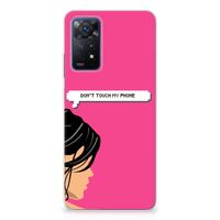 Xiaomi Redmi Note 11 Pro 5G Silicone-hoesje Woman Don't Touch My Phone