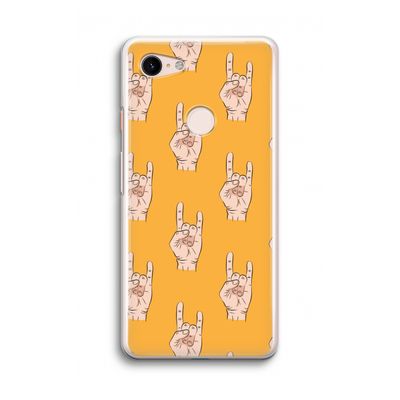 Rock: Google Pixel 3 Transparant Hoesje