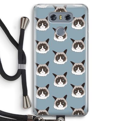 It's a Purrr Case: LG G6 Transparant Hoesje met koord