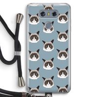 It's a Purrr Case: LG G6 Transparant Hoesje met koord