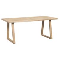 Op=Op | Leen Bakker - Eetkamertafel Livorno - Eiken - Hout - 200x100 Cm - Eikenhout - Bruin - thumbnail