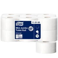 Toiletpapier Tork T2 Universal 1-laags 240mtr wit 110163 - thumbnail