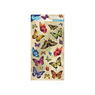 Totum Stickervel glitter - vlinders