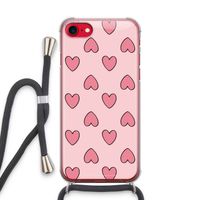 Ondersteboven verliefd: iPhone SE 2020 Transparant Hoesje met koord