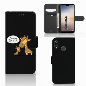 Huawei P20 Lite Leuk Hoesje Giraffe