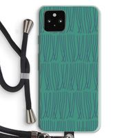 Swirls: Pixel 5a 5G Transparant Hoesje met koord