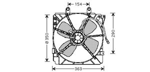 Kader + Ventilator 626 98 > 99 2,0 2,5 2752746