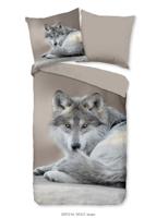 Pure Dekbedovertrek Wolf-1-persoons (140 x 200/220 cm)