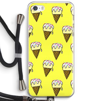 Isjes: iPhone 5 / 5S / SE Transparant Hoesje met koord
