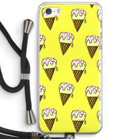 Isjes: iPhone 5 / 5S / SE Transparant Hoesje met koord