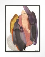 Urban Cotton Wandkleed 'Magnetism' 80 x 110cm in Floating Frame - black Urban Cotton Wandkleed 'Magnetism' 80 x 110cm in Floating Frame - black