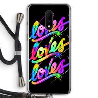 Loves: OnePlus 7 Transparant Hoesje met koord