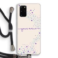 Sterren: Samsung Galaxy S20 Plus Transparant Hoesje met koord