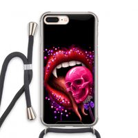 Dodelijk zoet: iPhone 7 PLUS Transparant Hoesje met koord