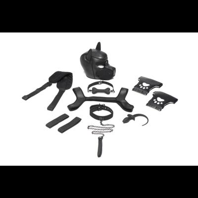 XR Brands Neopreen Puppy Kit - Zwart