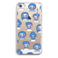 Gezichtjes: iPhone 5 / 5S / SE Transparant Hoesje