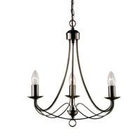Searchlight Antieke kroonluchterMaypole - 6343-3AB
