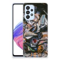 Samsung Galaxy A53 5G | Siliconen hoesje | met foto Badges