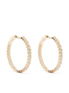 Anita Ko boucles d'oreilles Luna en or 18ct serties de diamants