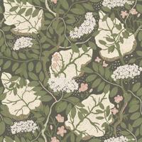 Dutch Wallcoverings Lina - Ulla -Britt Green - Groen