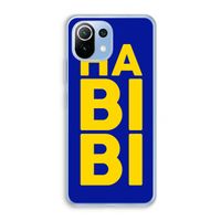 Habibi Blue: Xiaomi Mi 11 Lite Transparant Hoesje