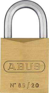 ABUS Cilinderhangslot | breedte slotlichaam 21 mm | messing verschillendsluitend | 1 stuk - 80619 80619