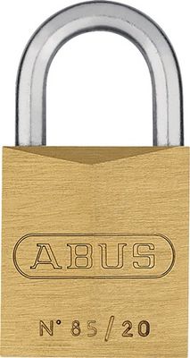 ABUS Cilinderhangslot | breedte slotlichaam 21 mm | messing verschillendsluitend | 1 stuk - 80619 80619