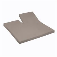 Cinderella topdek hoeslaken tot 15cm bi-inkeping enkel jersey 160x200/210 taupe