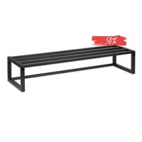 LIROdesign kapstok Lissabon - wandkapstok zwart - 100cm