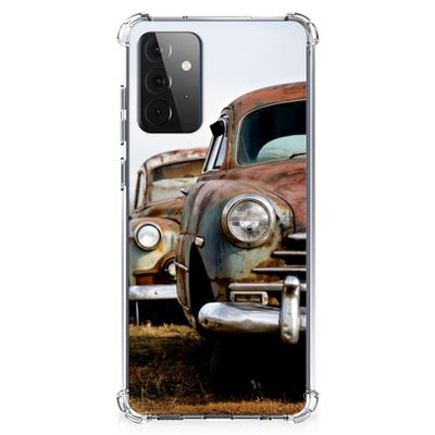 Samsung Galaxy A72 4G/5G Anti-shock Hoesje met foto Vintage Auto Samsung Galaxy A72 4G/5G Anti-shock Hoesje met foto Vintage Auto