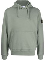 Stone Island hoodie en coton à motif Compass - Vert - thumbnail