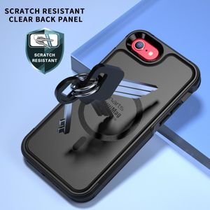 4Smarts Defend Case UltiMag Backcover Apple iPhone7, iPhone8, iPhoneSE2, iPhoneSE3 Zwart MagSafe compatible, Stootbestendig